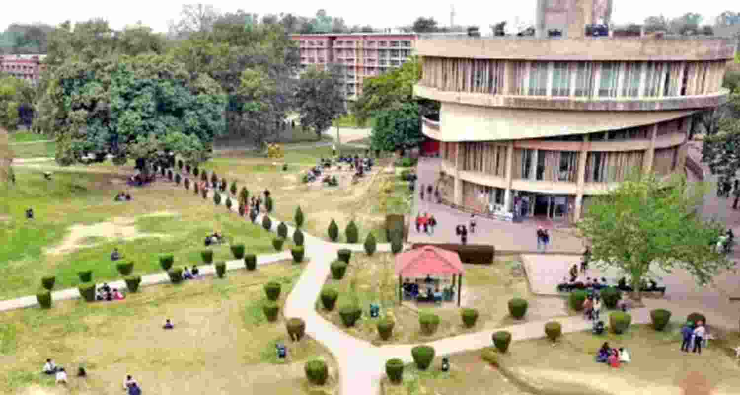 A file photograph of the Panjab University campus. 