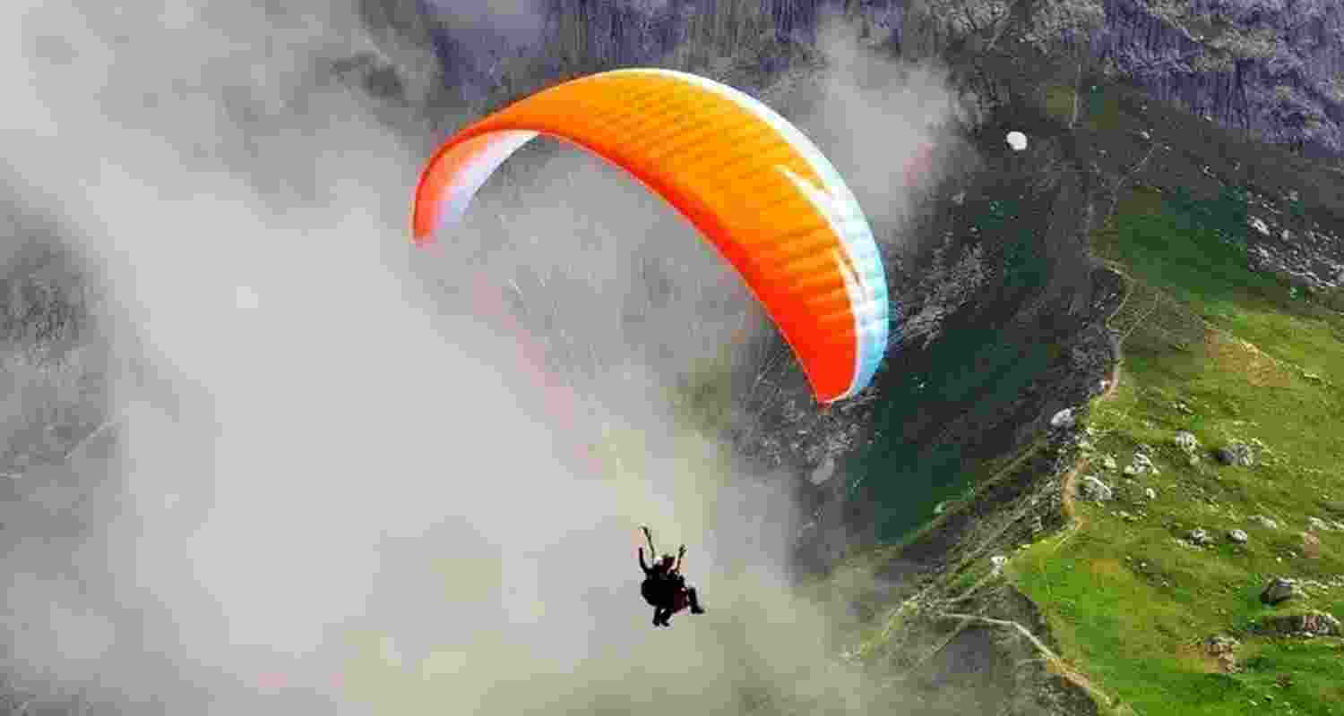 Rafting, paragliding suspended in Kullu.