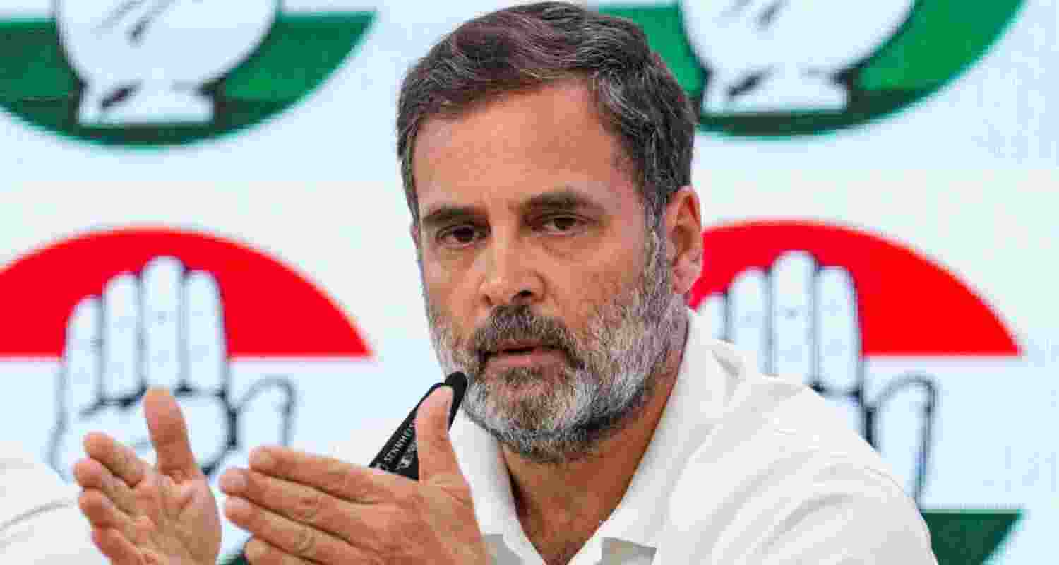 Congress leader Rahul Gandhi.