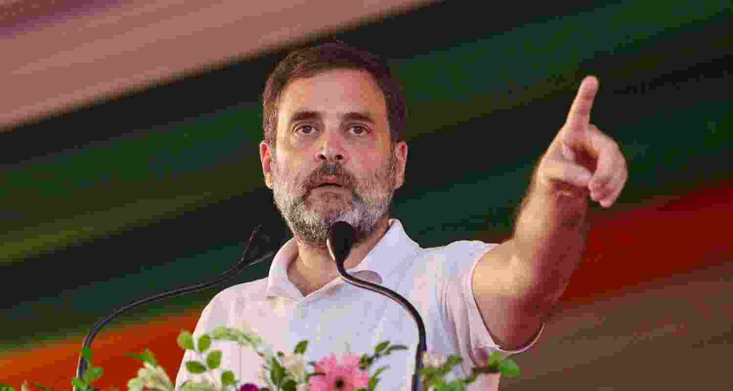 A file photo of Congress leader Rahul Gandhi.