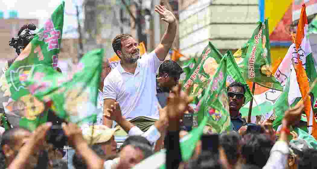 LoP in the Lok Sabha and Congress leader Rahul Gandhi during his 'Voter Adhikar Yatra'.