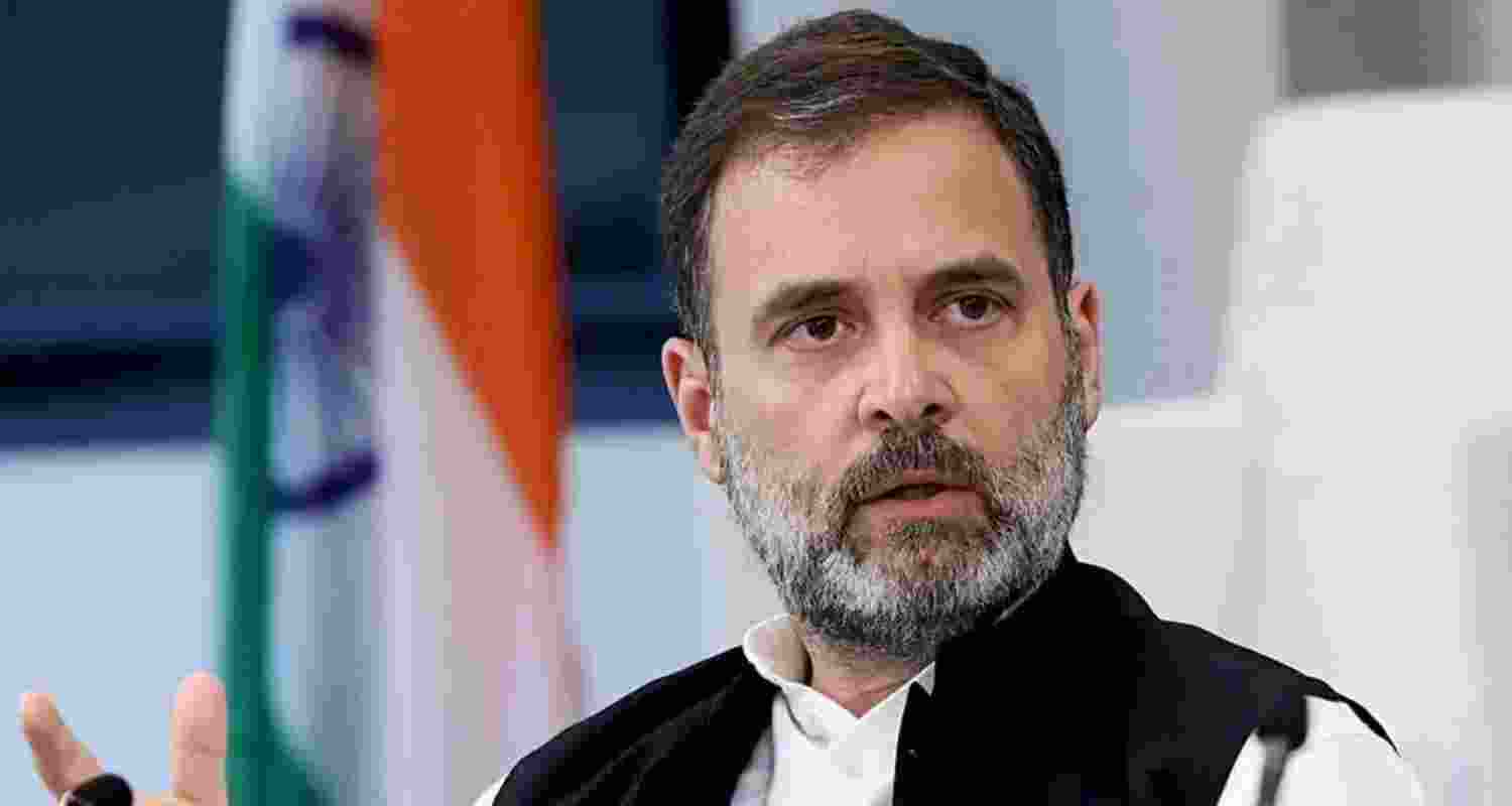 Congress leader Rahul Gandhi.