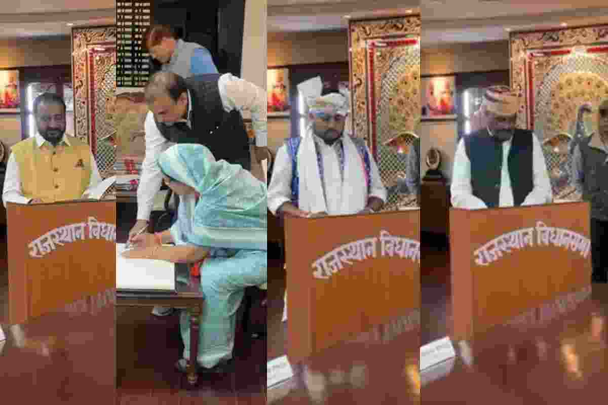 Seven newly elected MLAs of Rajasthan take oath