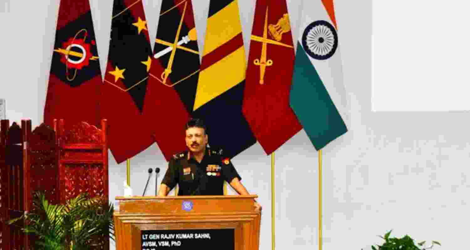 Lt Gen Rajiv Kumar Sahni. 