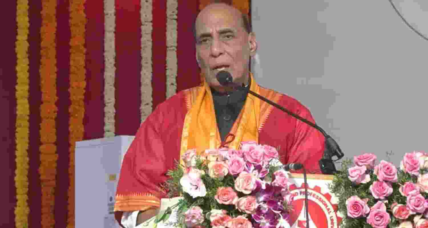 Defence Minister Rajnath Singh. 