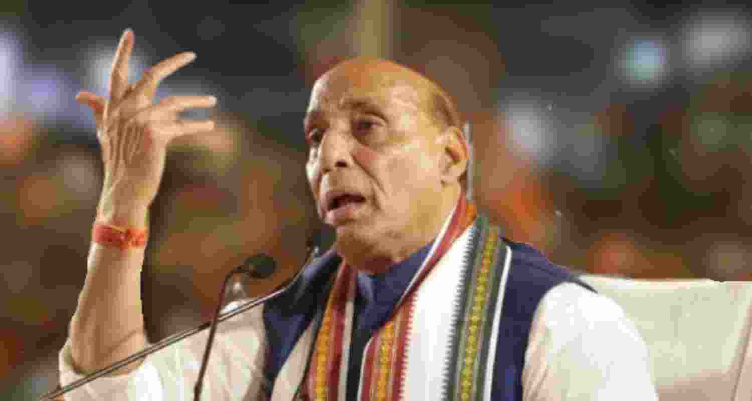 Defence Minister Rajnath Singh. 