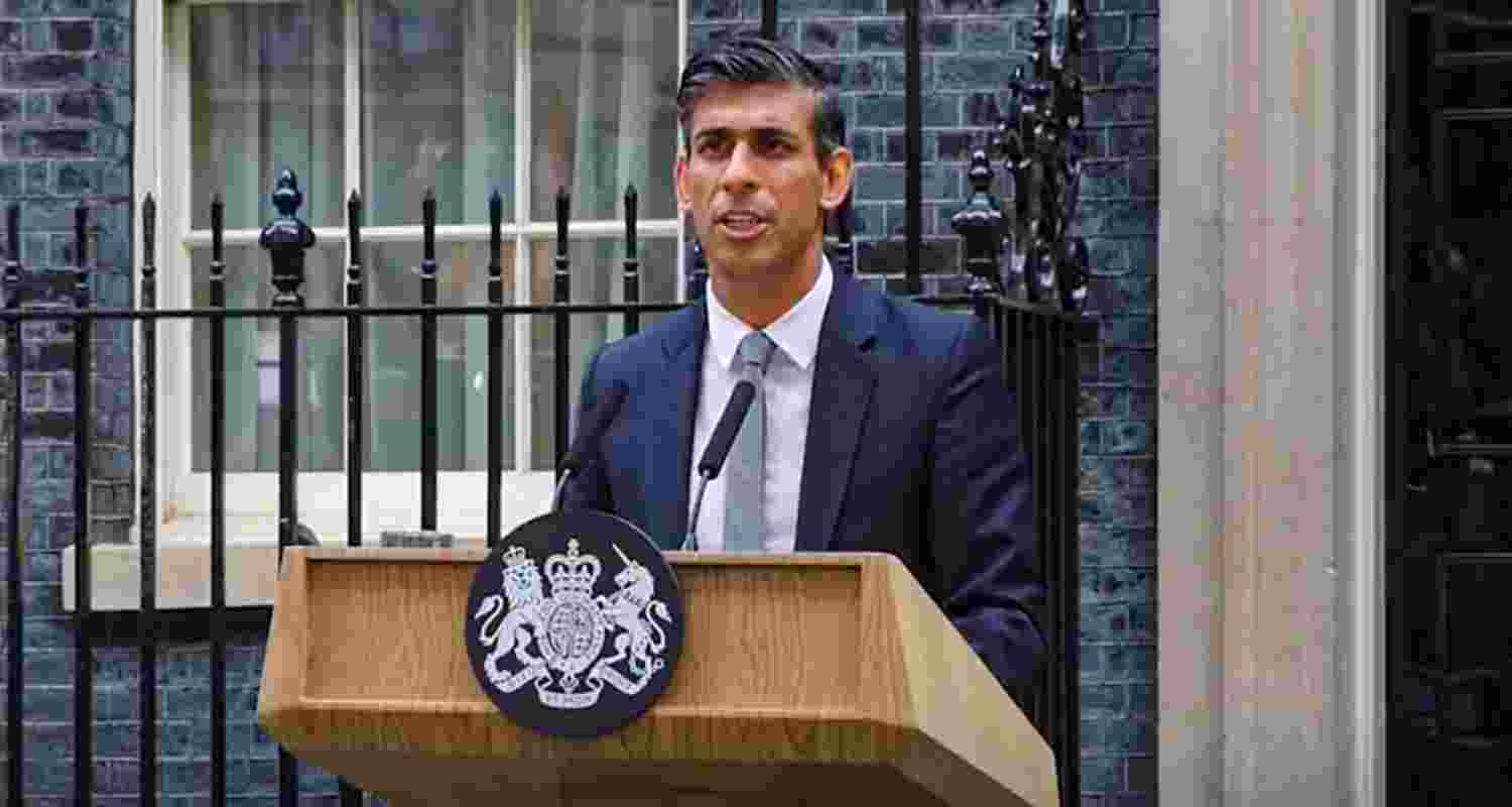 British Prime Minister Rishi Sunak. File photo.