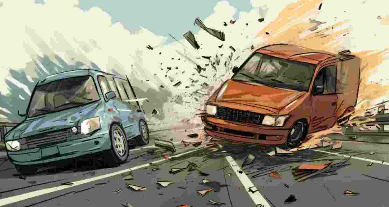 Road accident. 