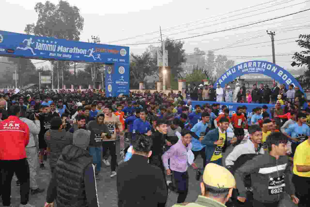 Jammu marathon sees participation doubled over previous years