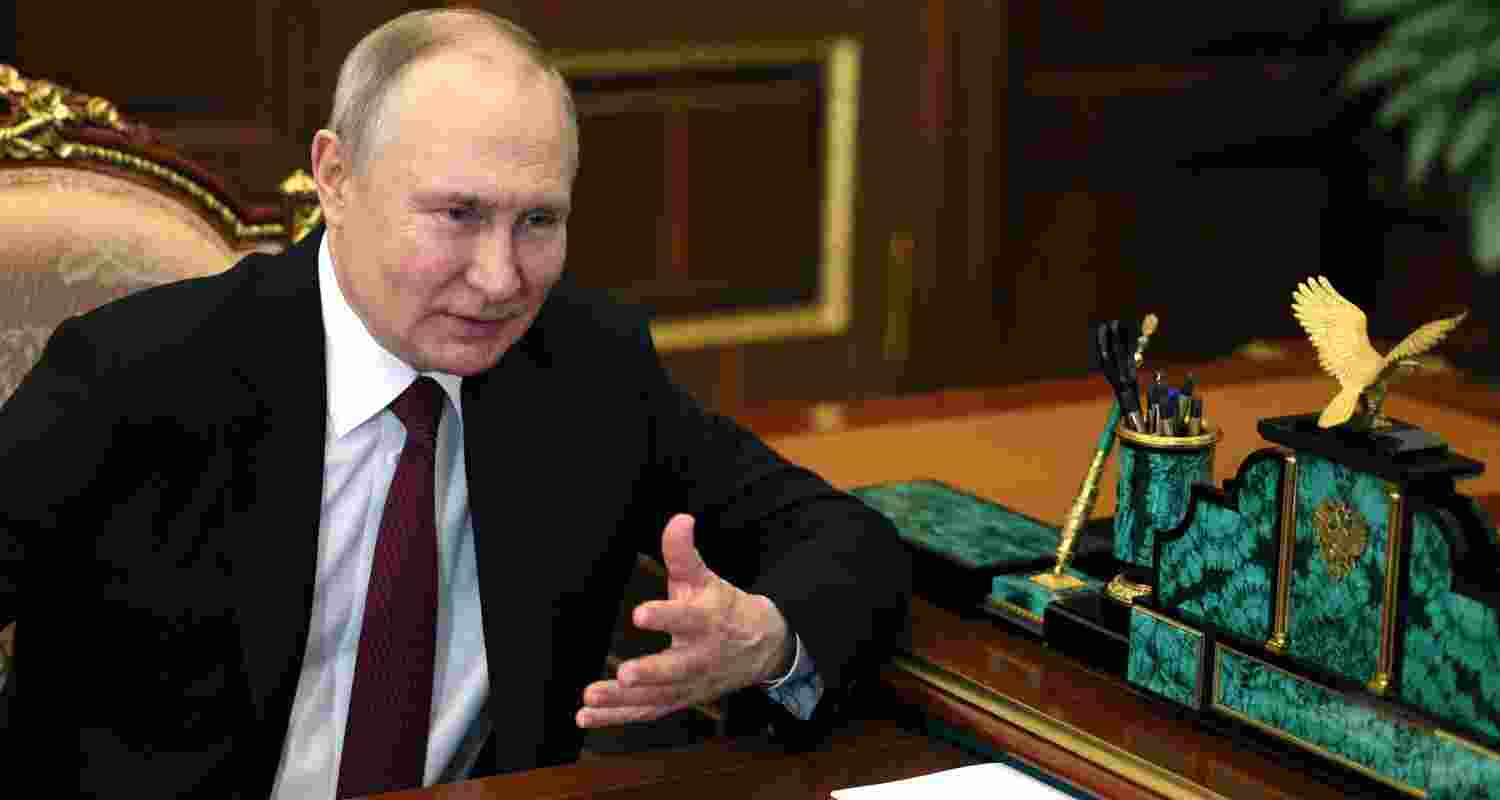Russian president Vladimir Putin.