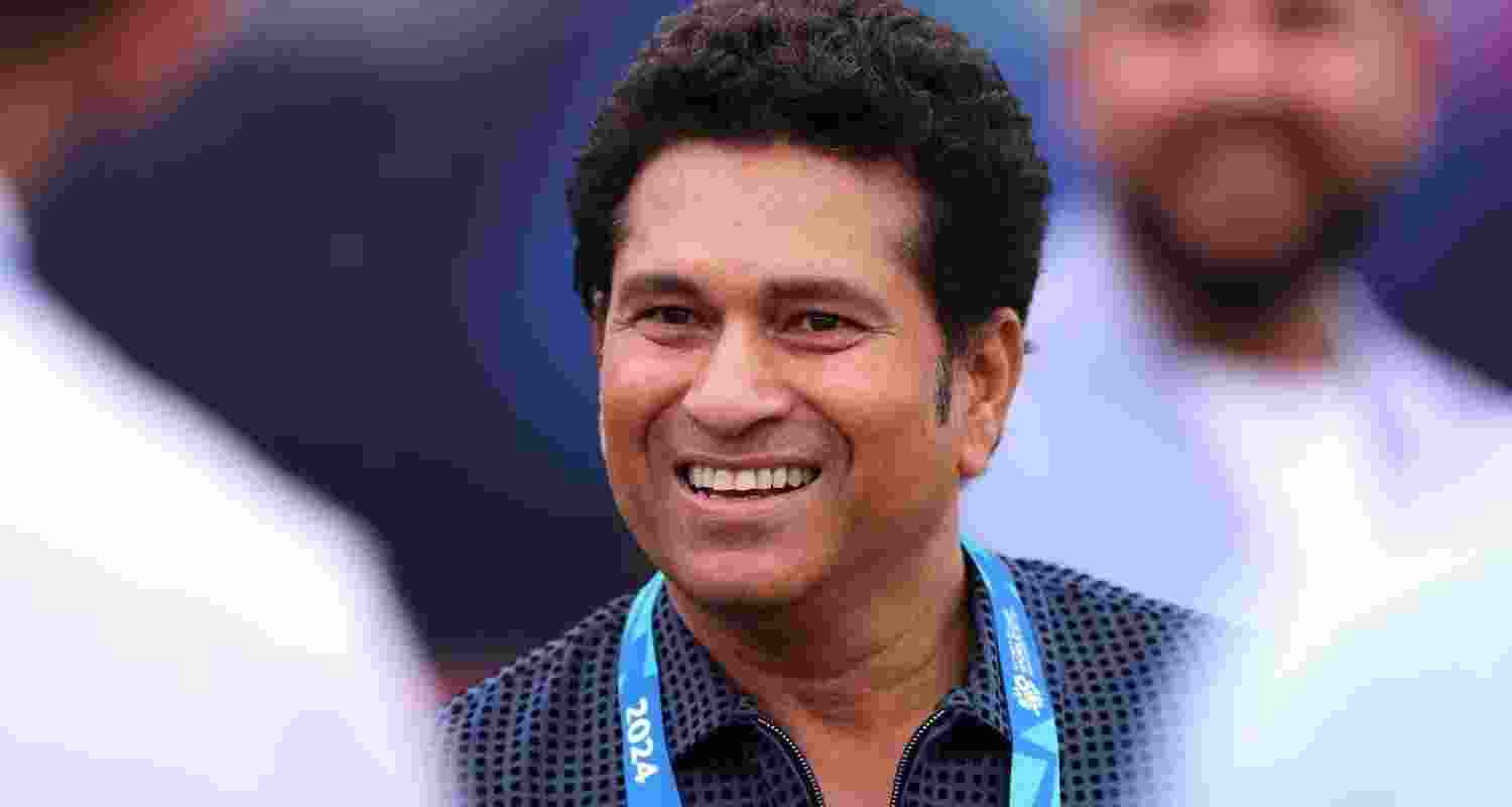 Former Indian batsman Sachin Tendulkar.