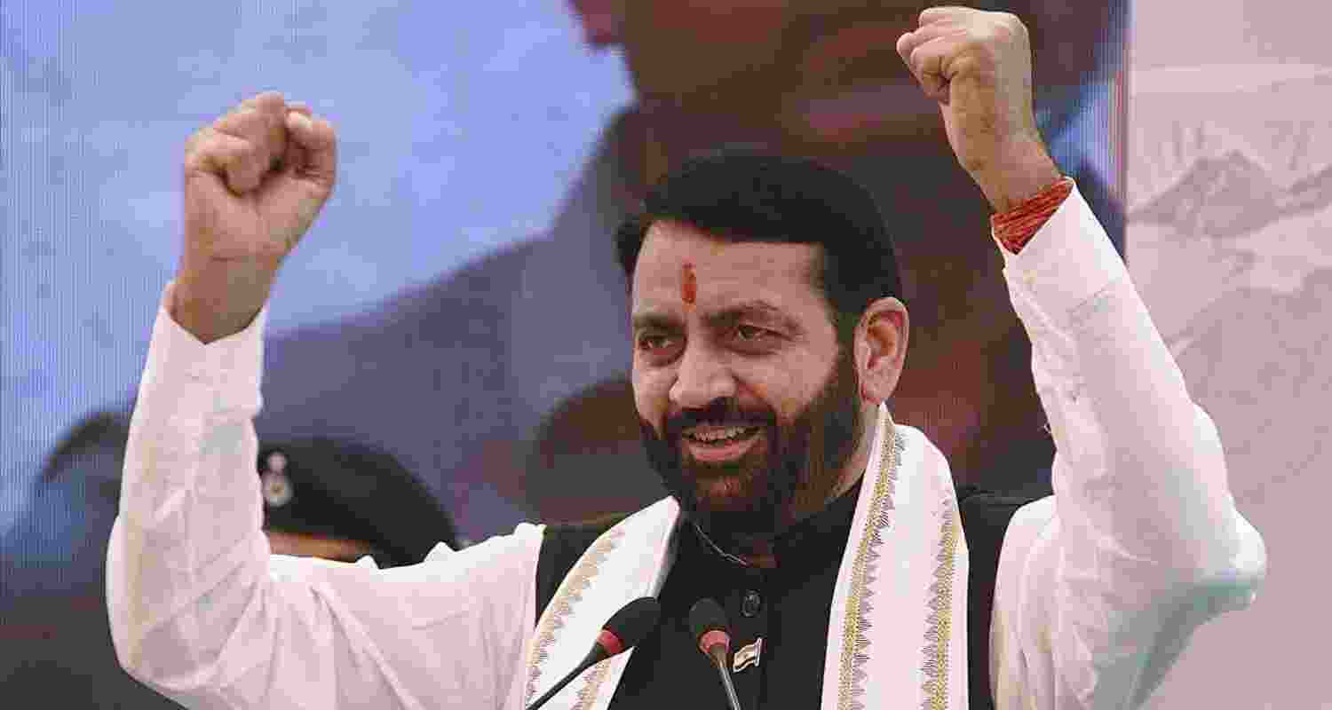 Haryana CM Nayab Singh Saini. 