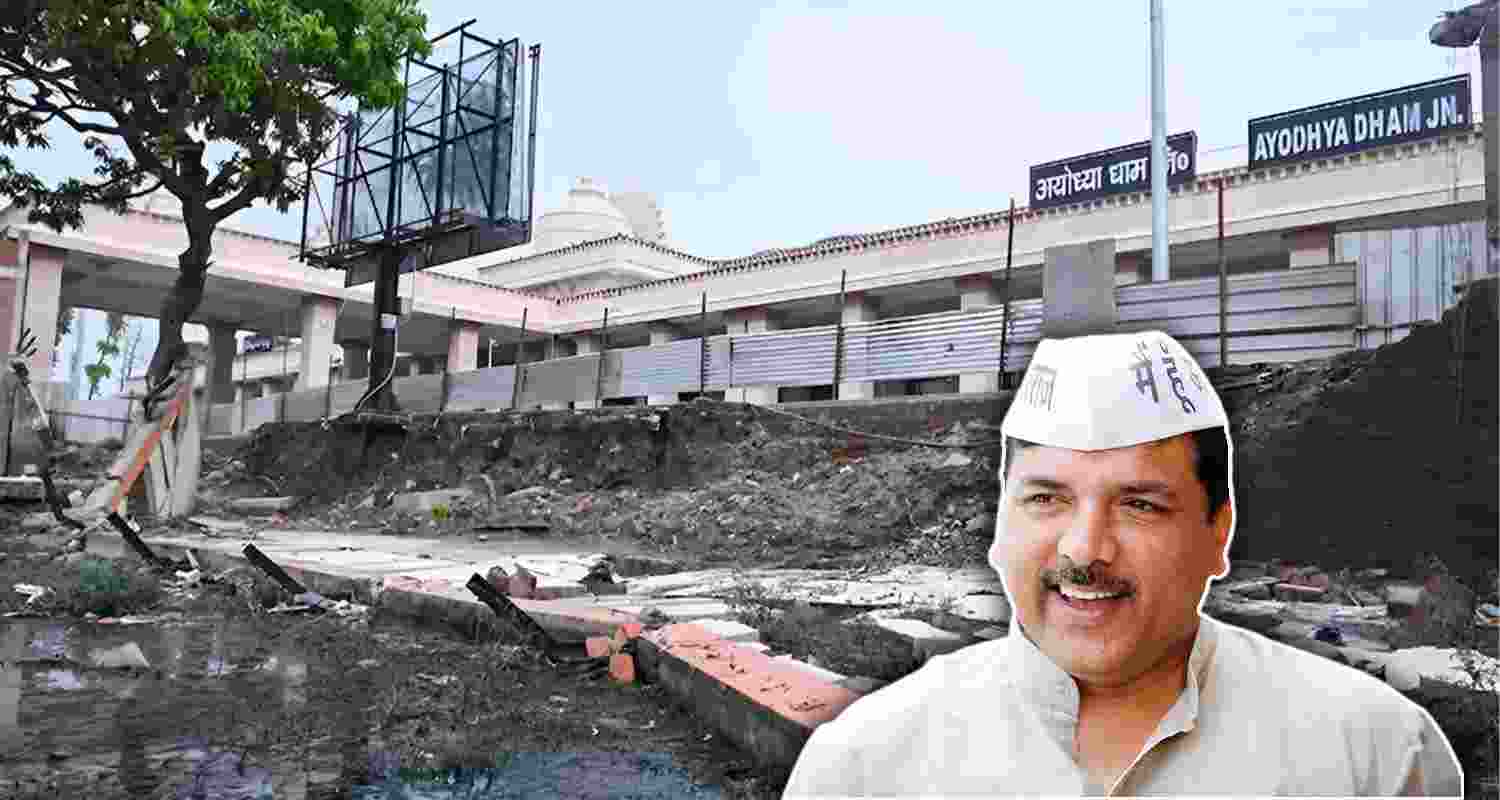 Ayodhya Waterlogged After Rain, AAP MP Criticises BJP