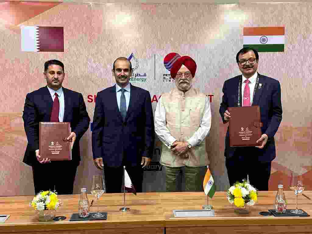Petronet LNG Ltd, extended the current pact with QatarEnergy by another 20 years till 2048, by buying 7.5 million tonne a year of gas to produce LNG