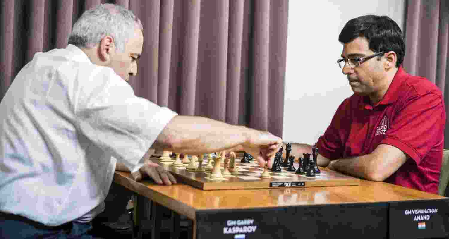 Gary Kasparov and Viswanathan Anand had last played each other in 2021 in the Croatia Rapid and Blitz competition at Zagreb.