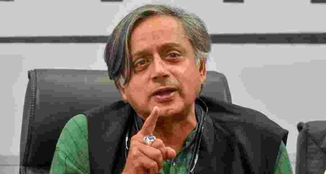  Congress MP Shashi Tharoor. (File photo)