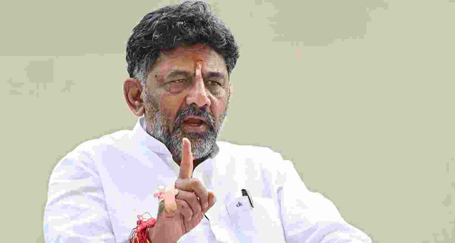 Karnataka Deputy Chief Minister DK Shivakumar.