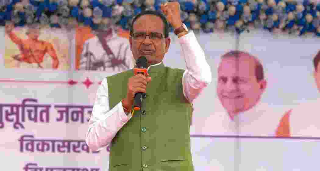 A file photo of Agriculture Minister Shivraj Singh Chouhan addressing a gathering. 