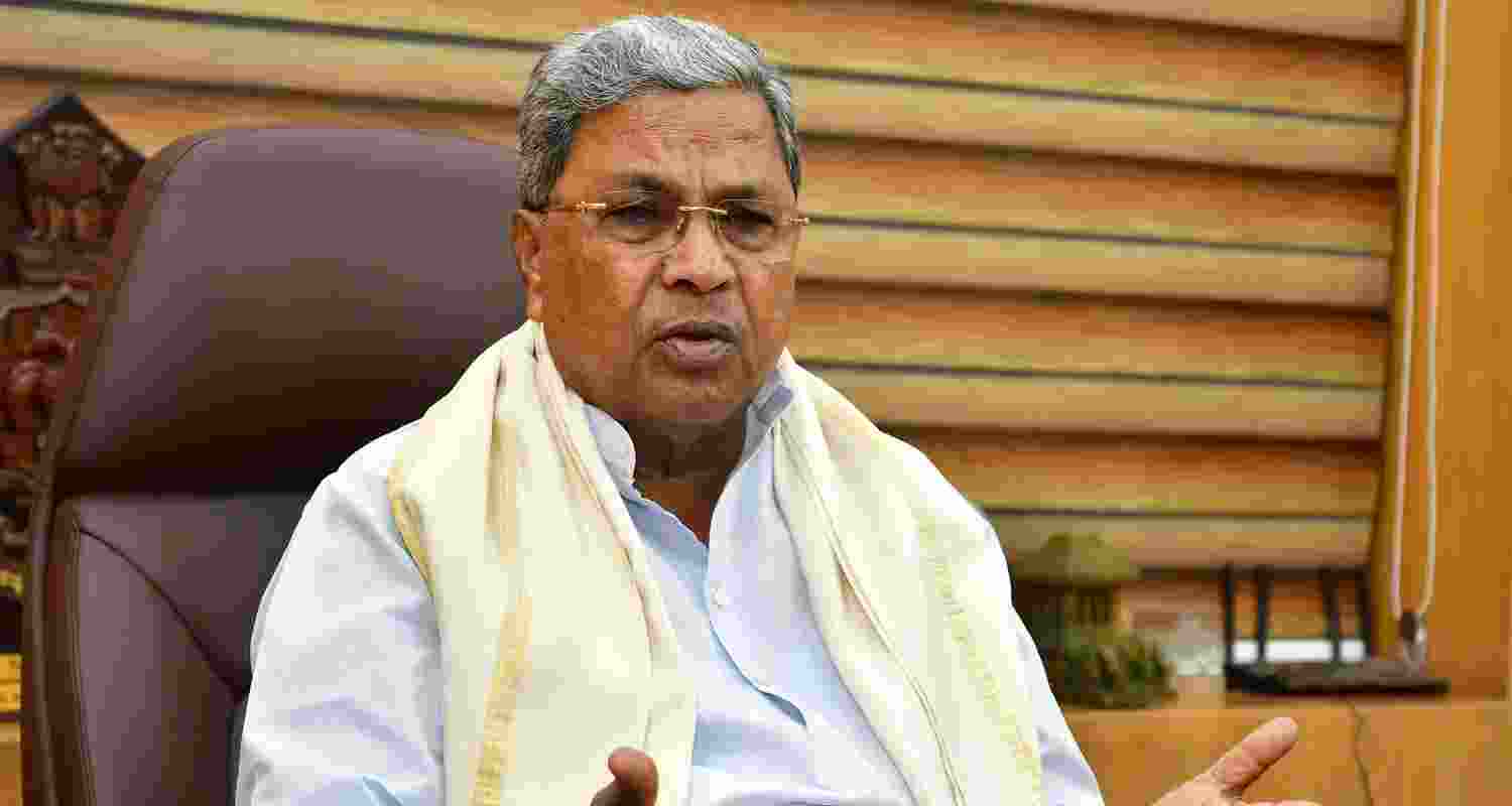 Karnataka Chief Minister Siddaramaiah.