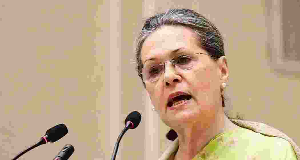 Congress leader Sonia Gandhi. File photo.