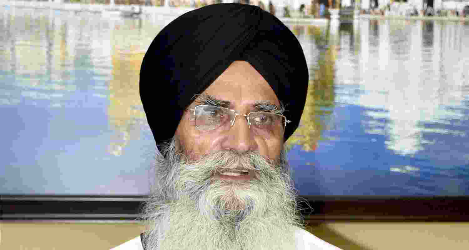 SGPC president Harjinder Singh Dhami.