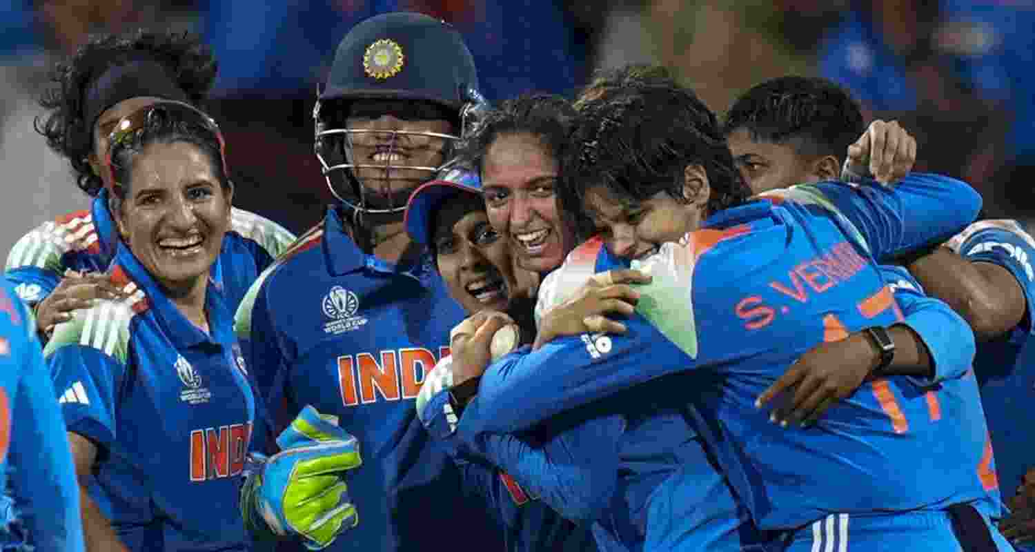 The Indian team's celebrations continued late into the night.