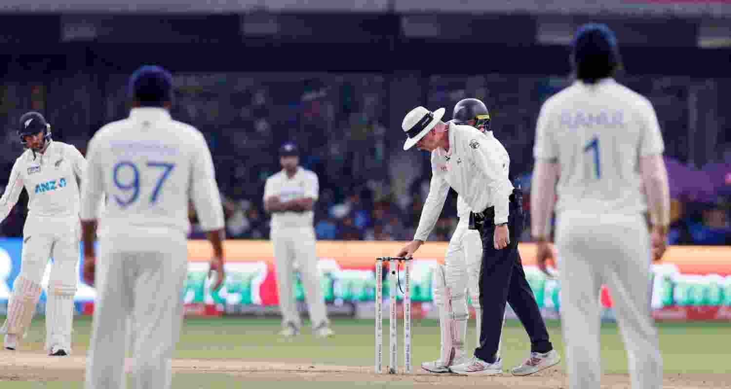 'Play on Day 4 has been called off due to rain.', the BCCI posted on X.