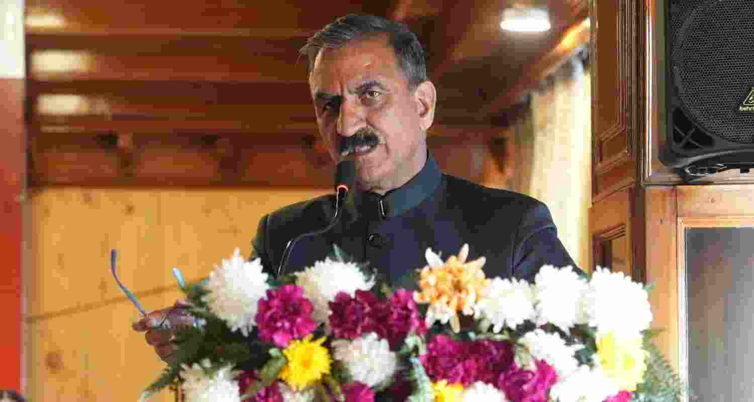 Himachal Pradesh CM Sukhu. 