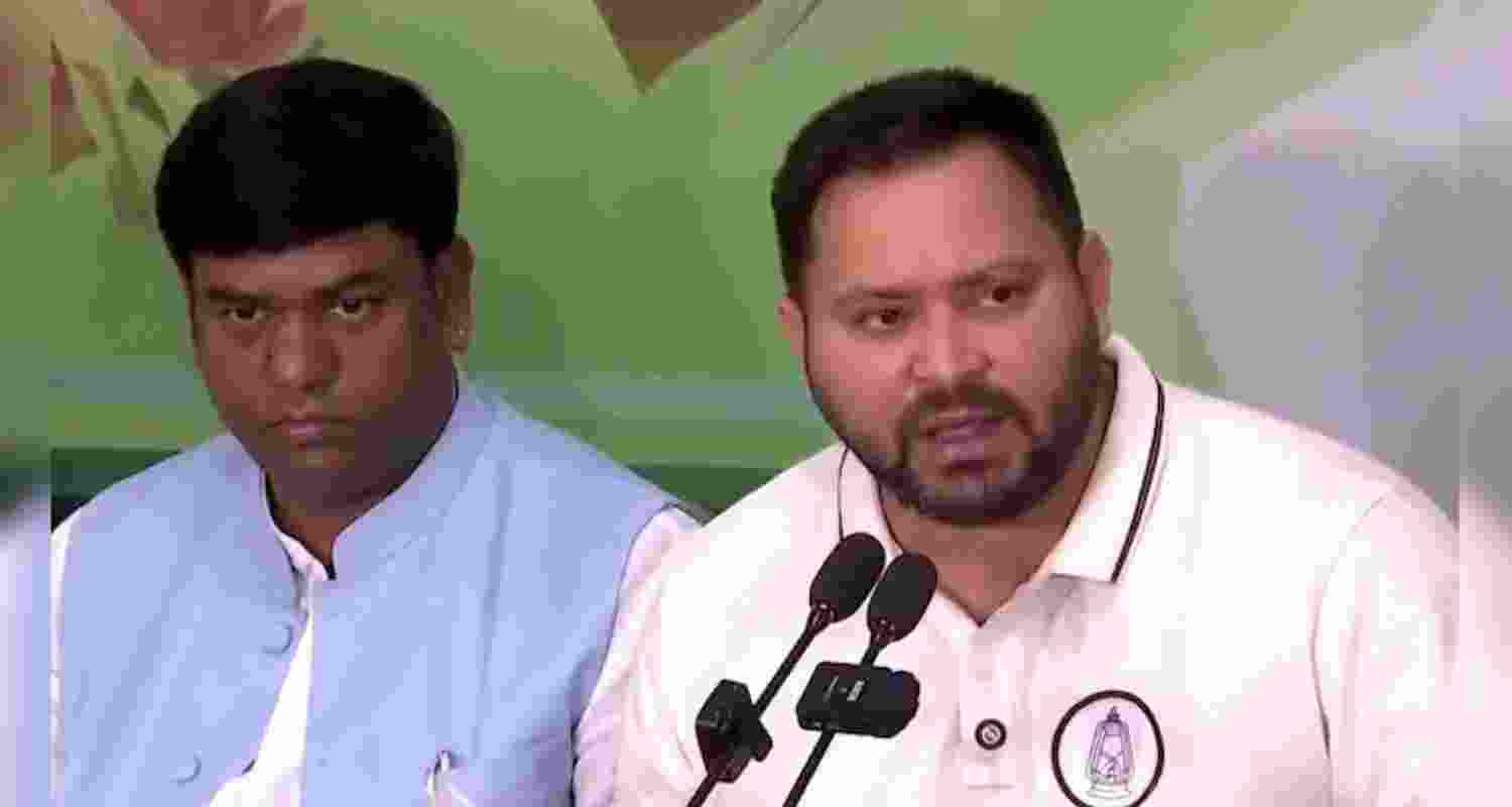 A representative image of Tejaswi Yadav and Mukesh Sahani.