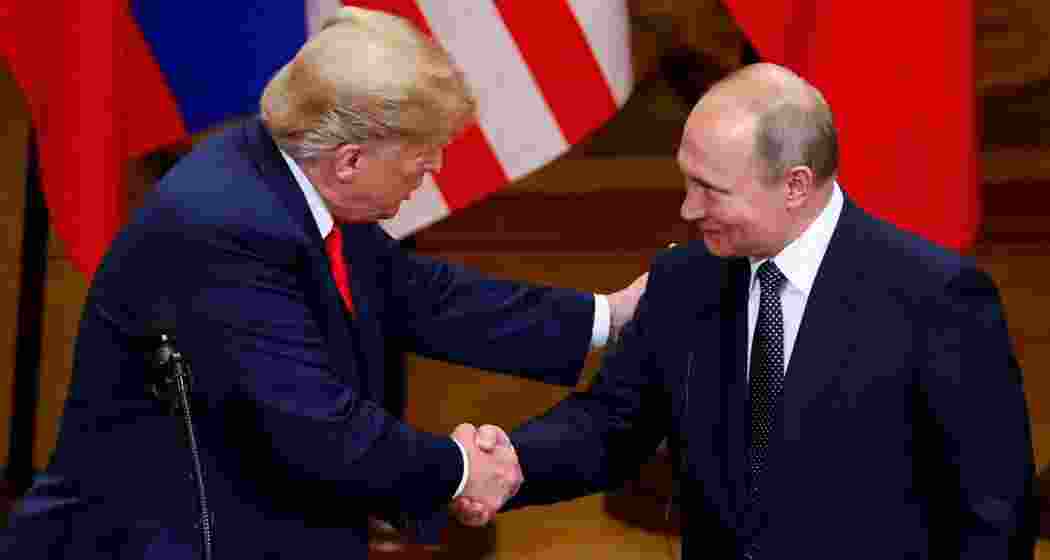 President Donald Trump with Russian President Vladimir Putin. File photo.
