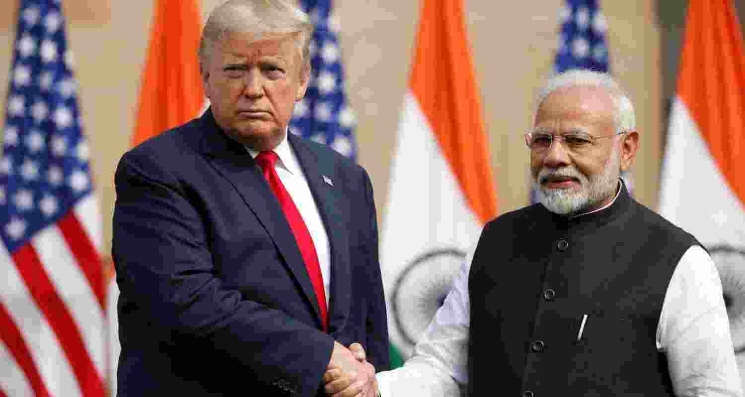 US President Donald Trump and PM Modi. File Photo.