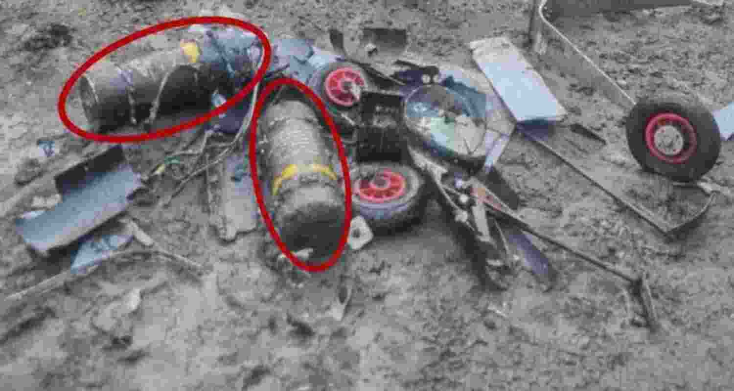 Army releases photos of Pakistani drone debris after neutralising threat over Amritsar.
