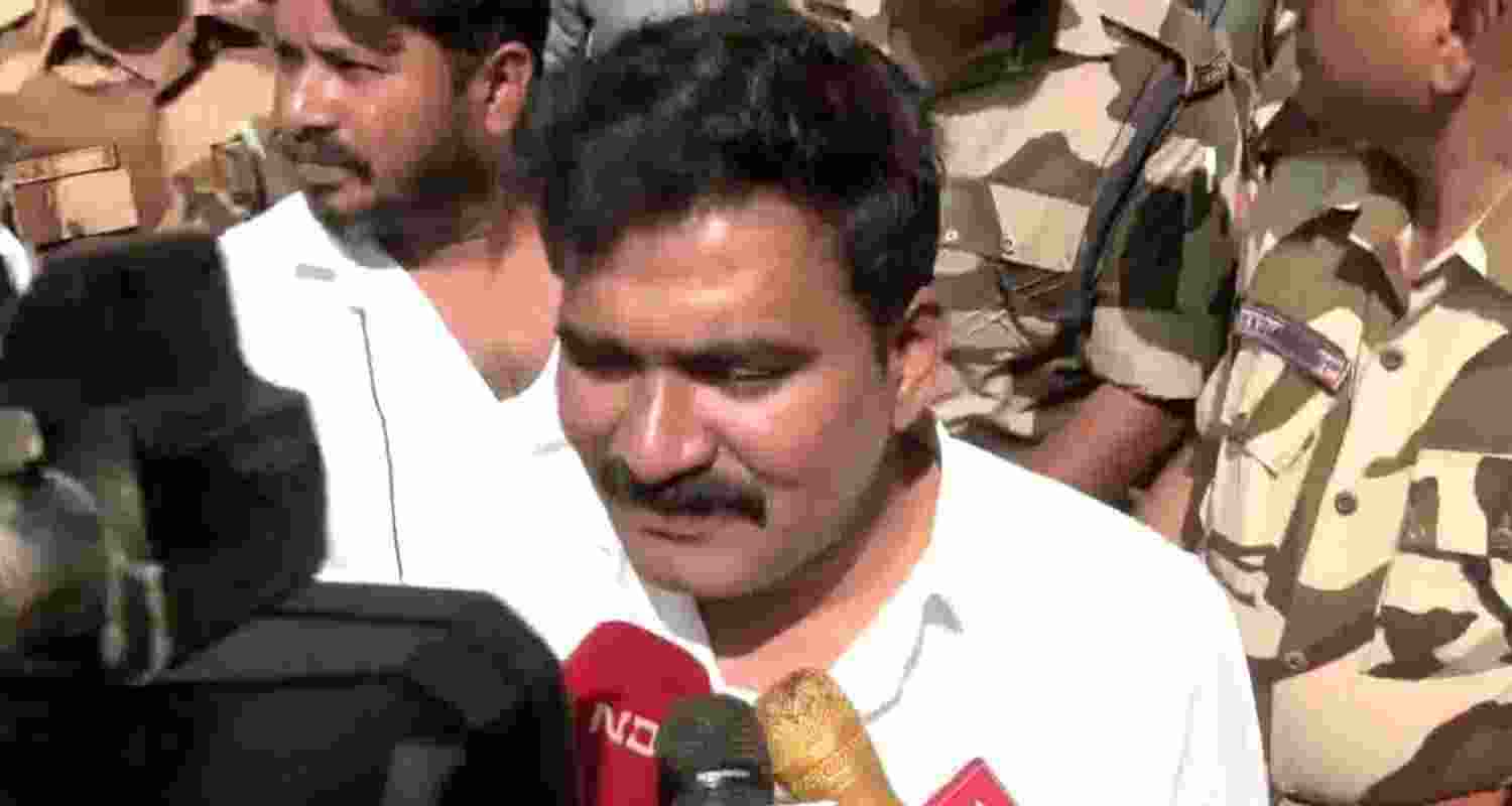 TVK party general secretary CTR Nirmal Kumar.