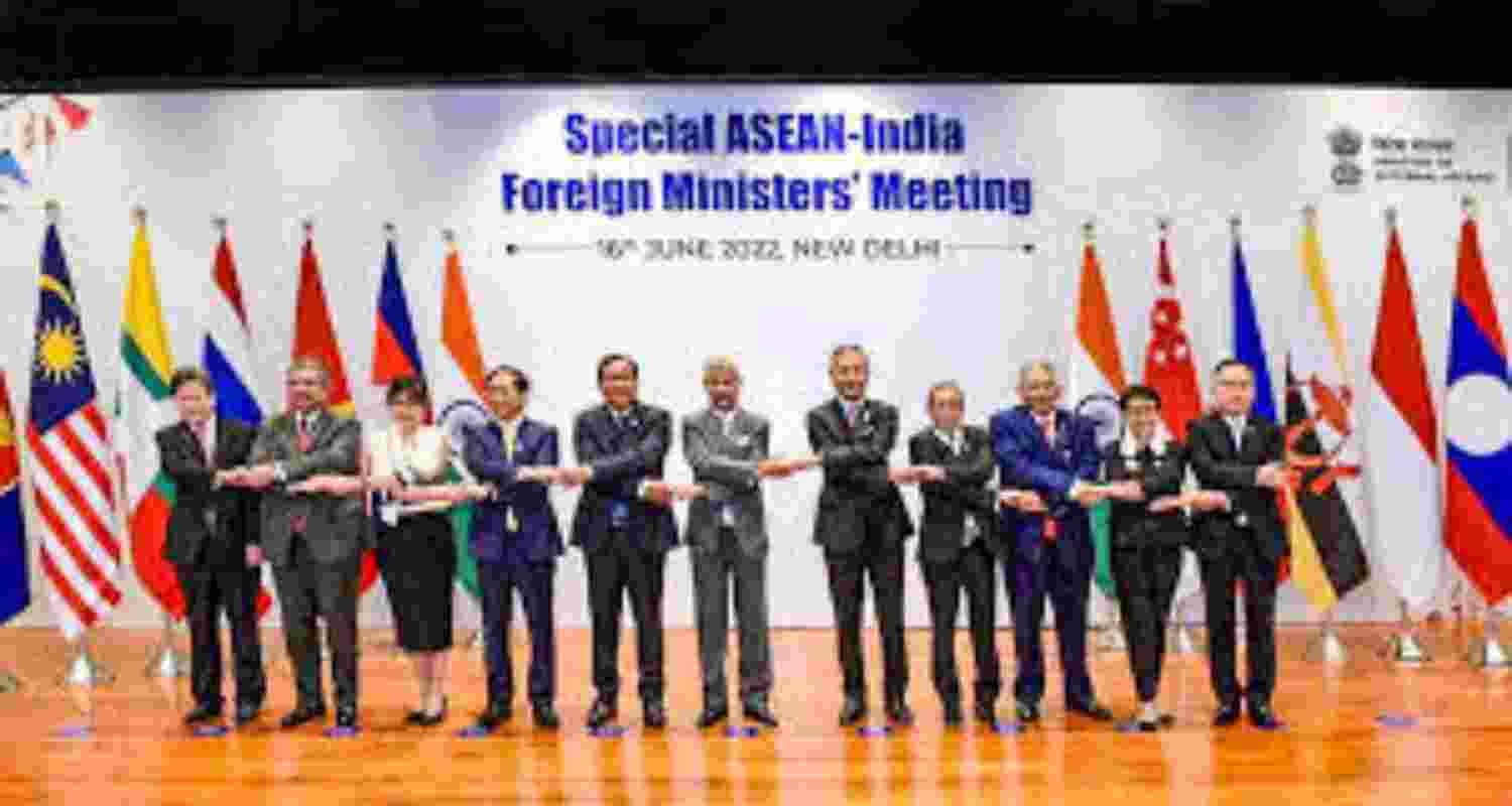 File photo of the Special ASEAN-India Foreign Ministers' Meeting held in 2022
