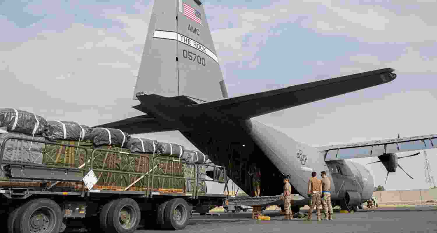 US Army supports Israel against Drone and Missile attacks. Image X.