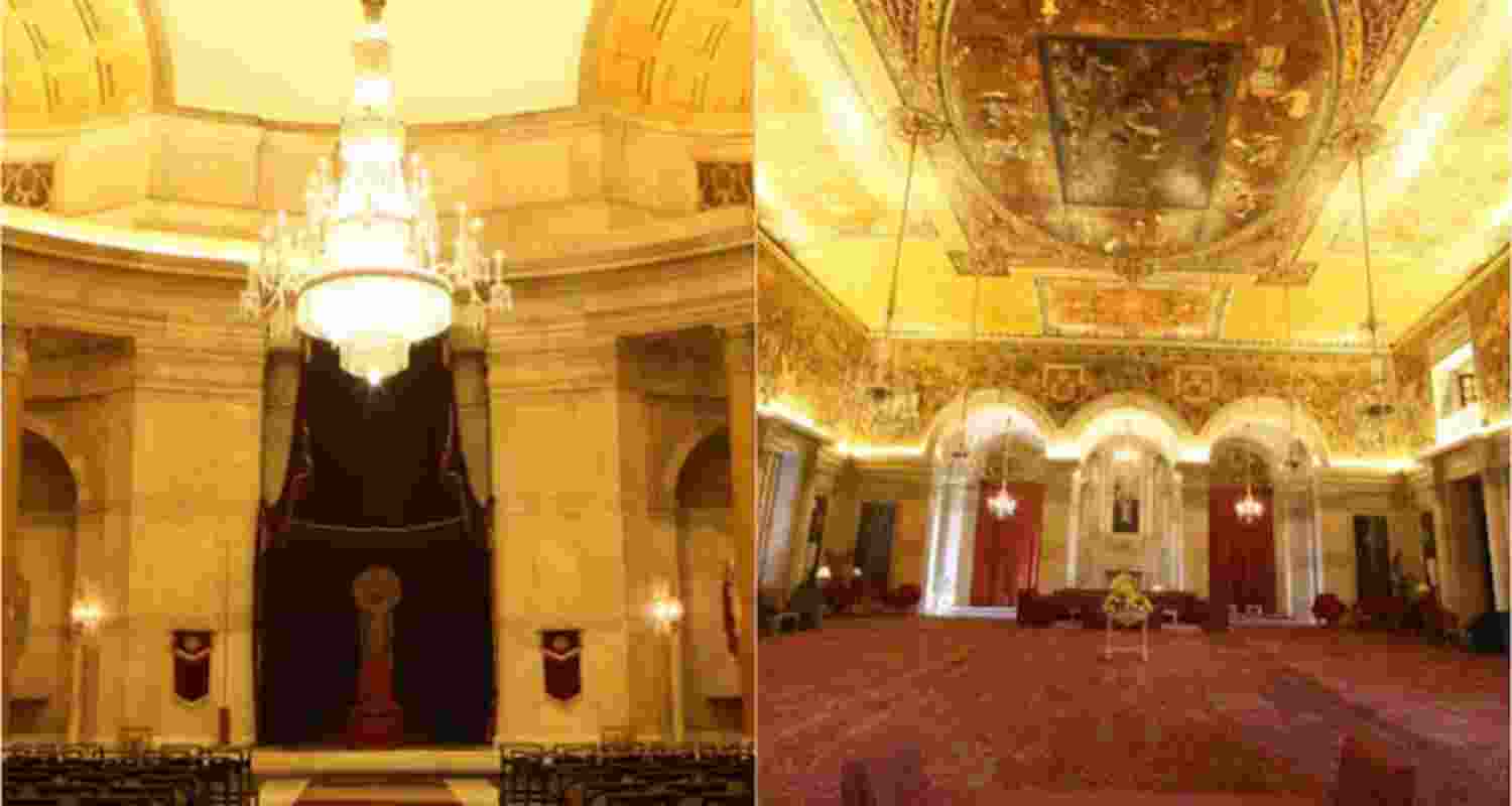 Durbar Hall, Ashok Hall in Rashtrapati Bhavan renamed Ganatantra Mandap, Ashok Mandap.