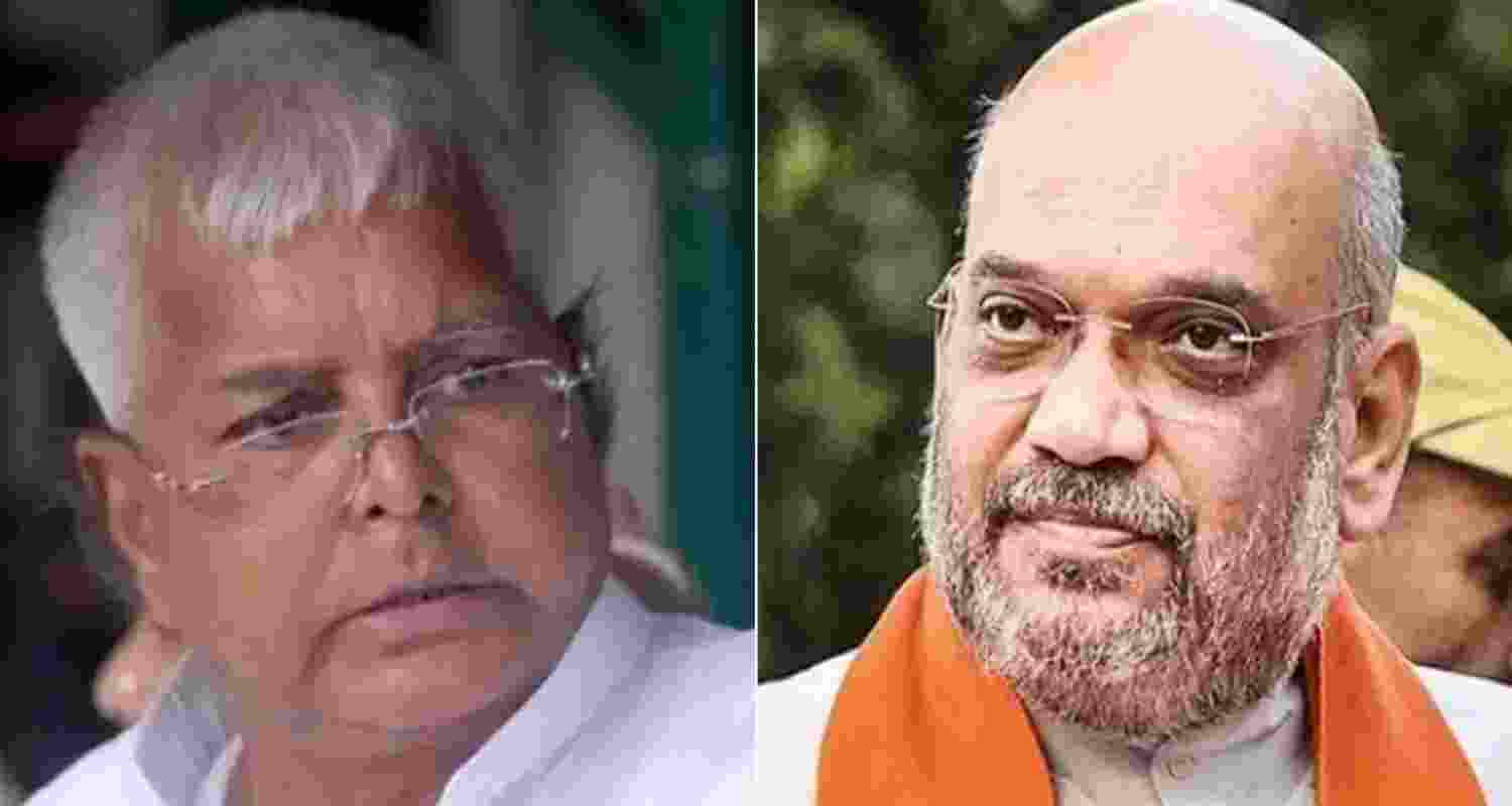 Lalu Yadav calls Amit Shah 'mad' over disrespect to Ambedkar.