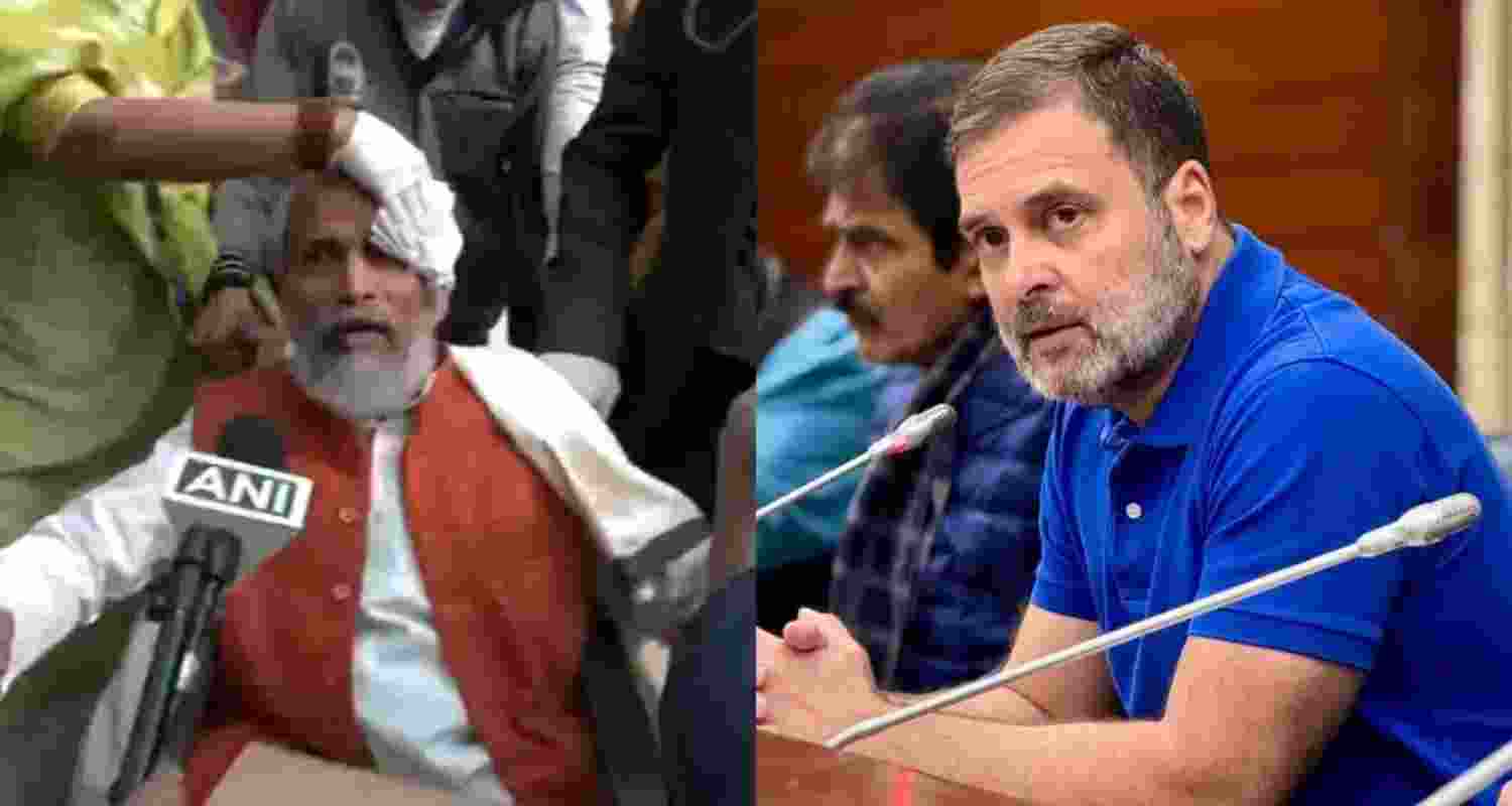 Rahul Gandhi blames BJP MPs for blocking his entry into House.