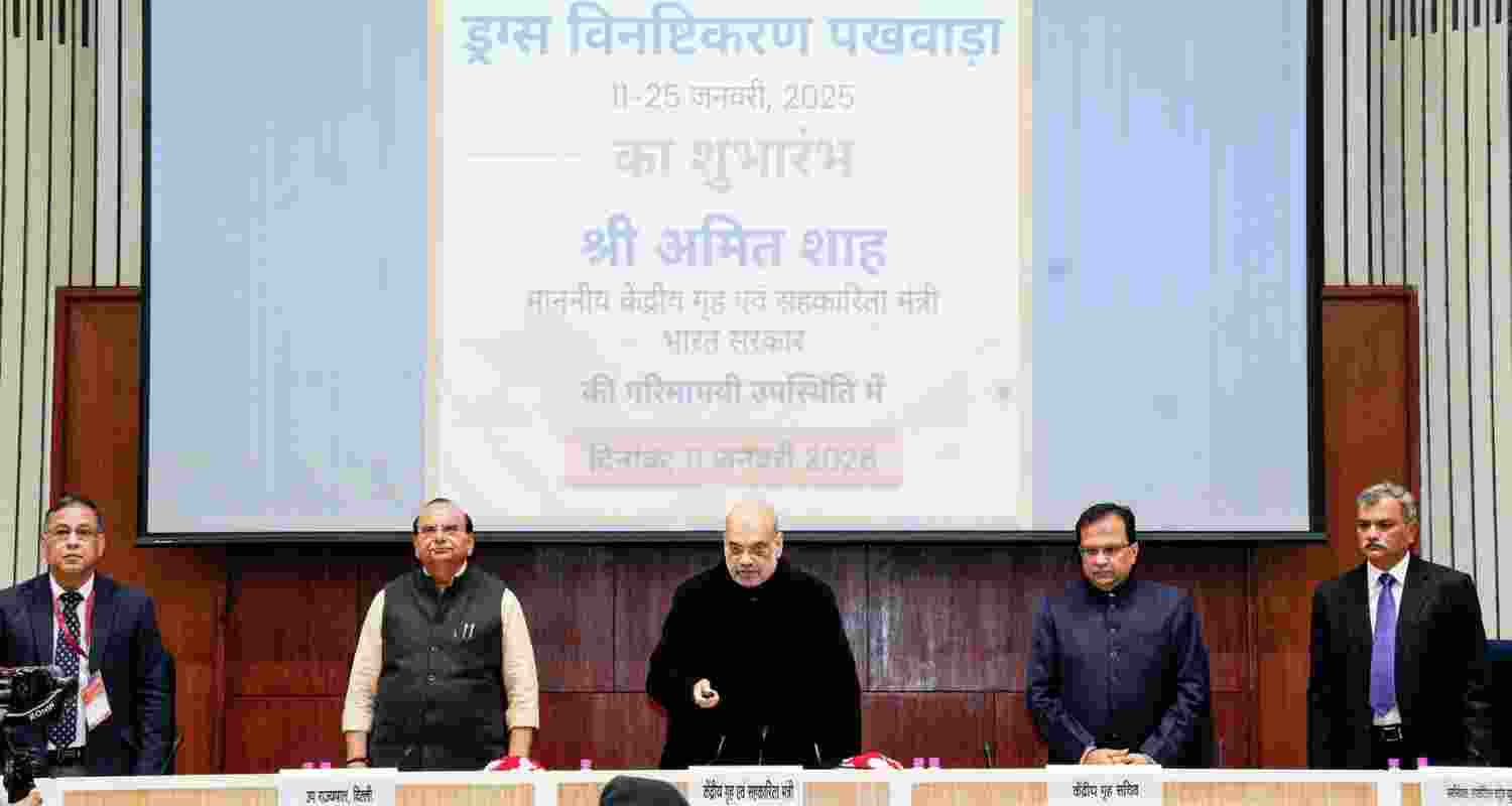 Amit Shah launches 'Drug Disposal Fortnight'.