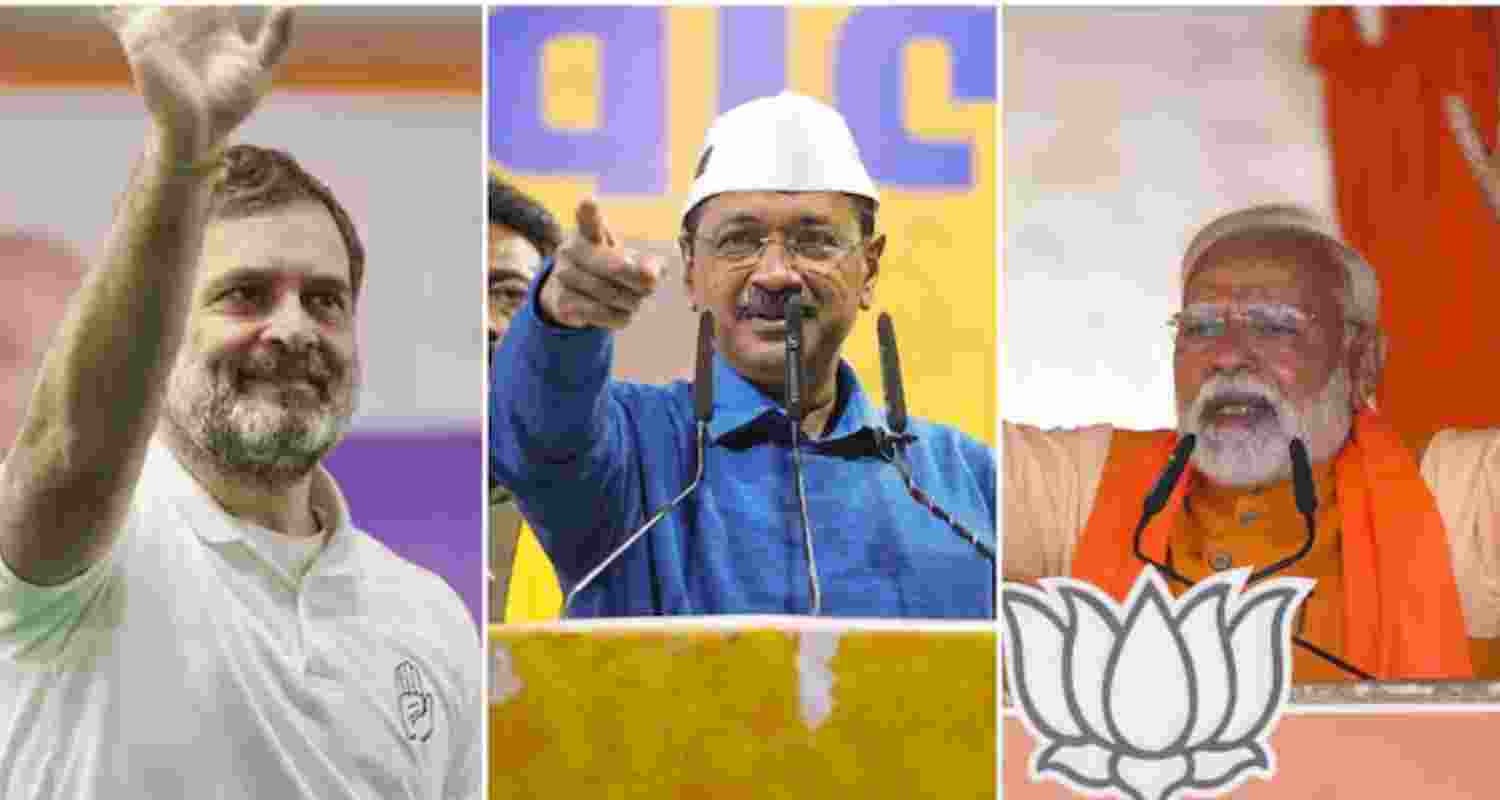 Delhi votes in crucial election AAP, BJP, Congress in battle.