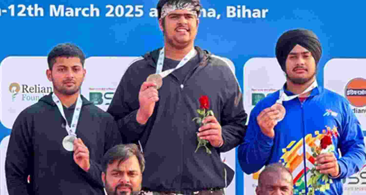 Haryana athlete Nishchay wins shot put gold at nationals.