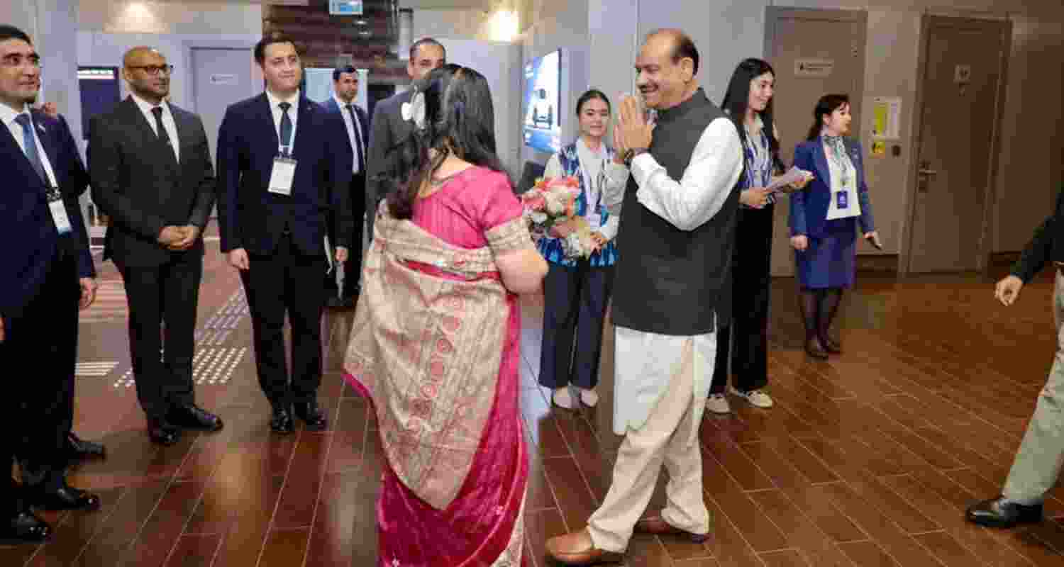 Om Birla Leads Indian Team to IPU Meet in Tashkent.