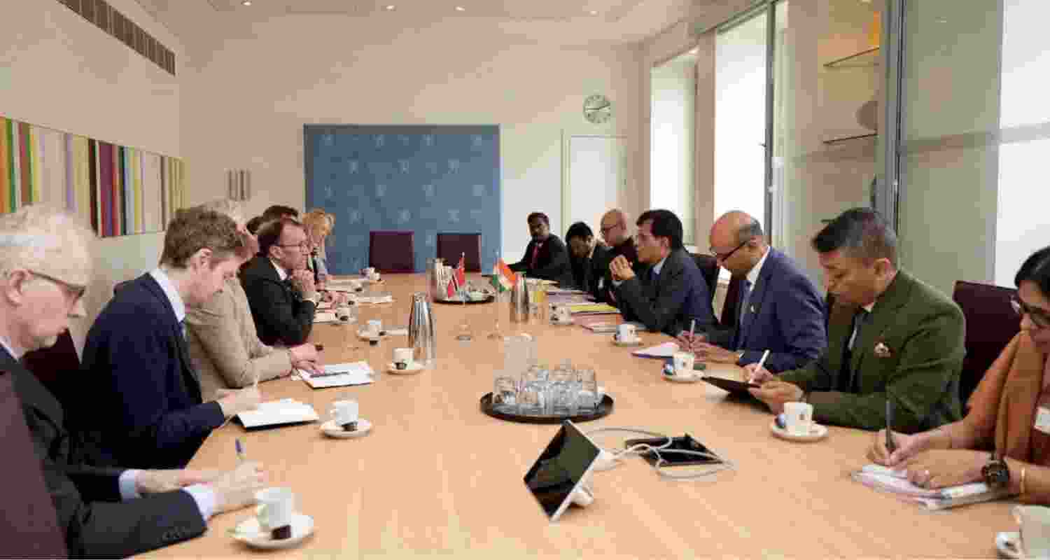 Piyush Goyal and Espen Berth Eide talk India-EFTA pact implementation.