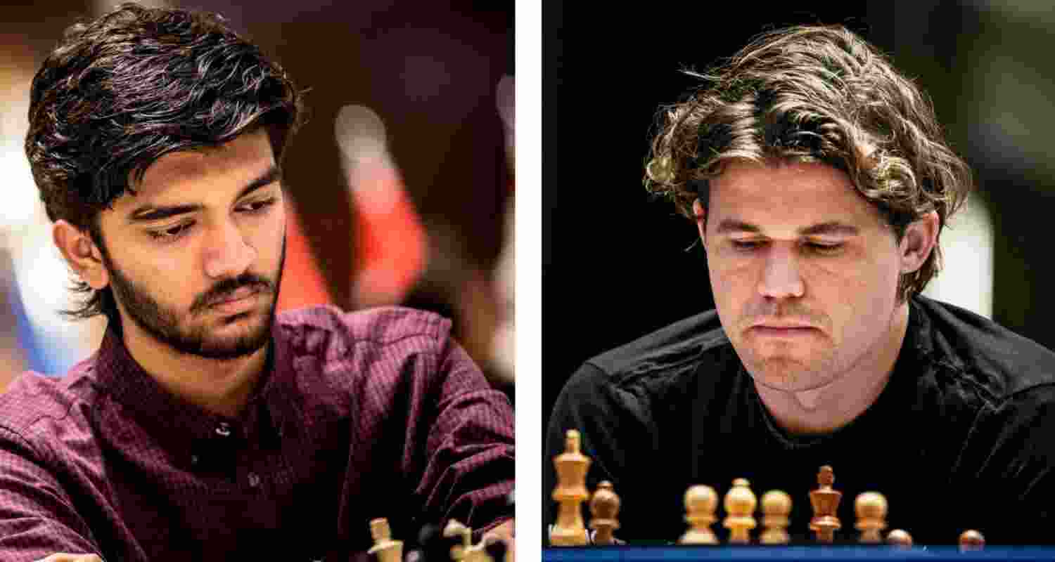 Gukesh crushes Carlsen in four-hour showdown.
