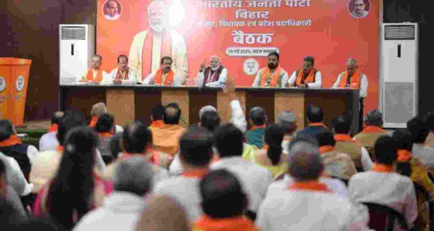 BJP seeks migrant votes with Chhath Puja timing. File Photo.