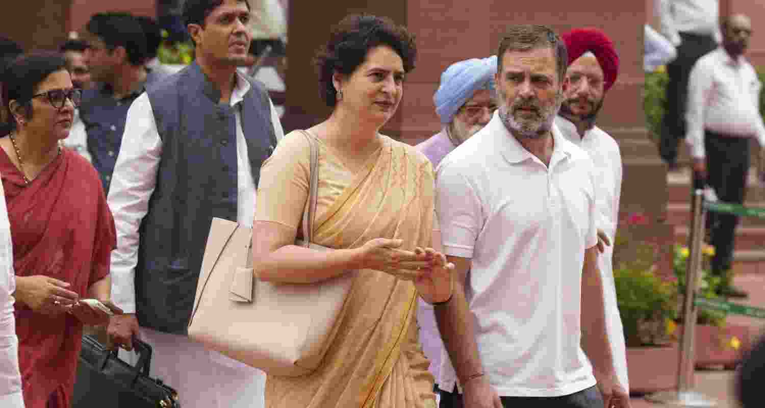 Rahul Gandhi Protests Gag As Monsoon Session Day 1 Adjourned.