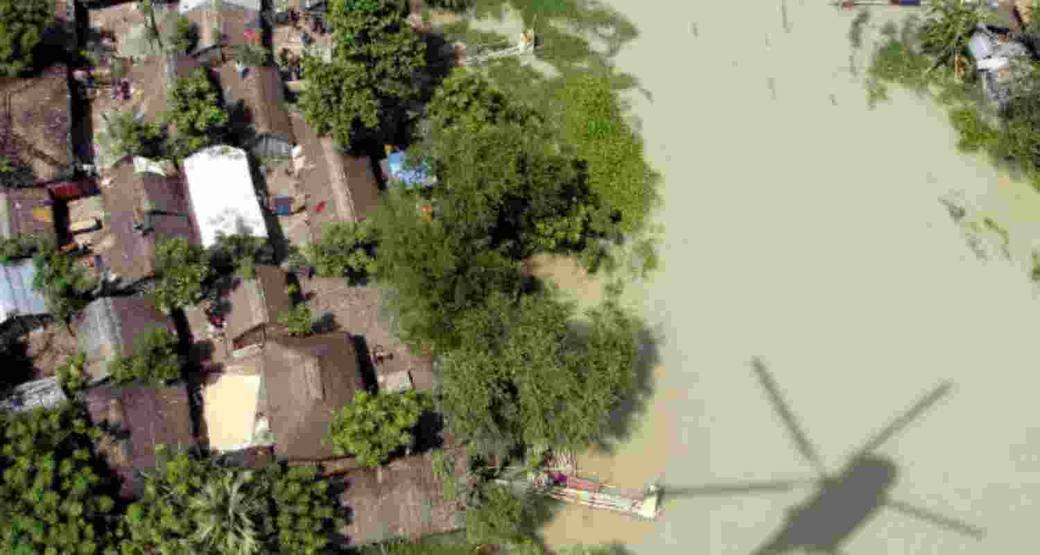 Patna’s Danapur reels under severe flooding and waterlogging.