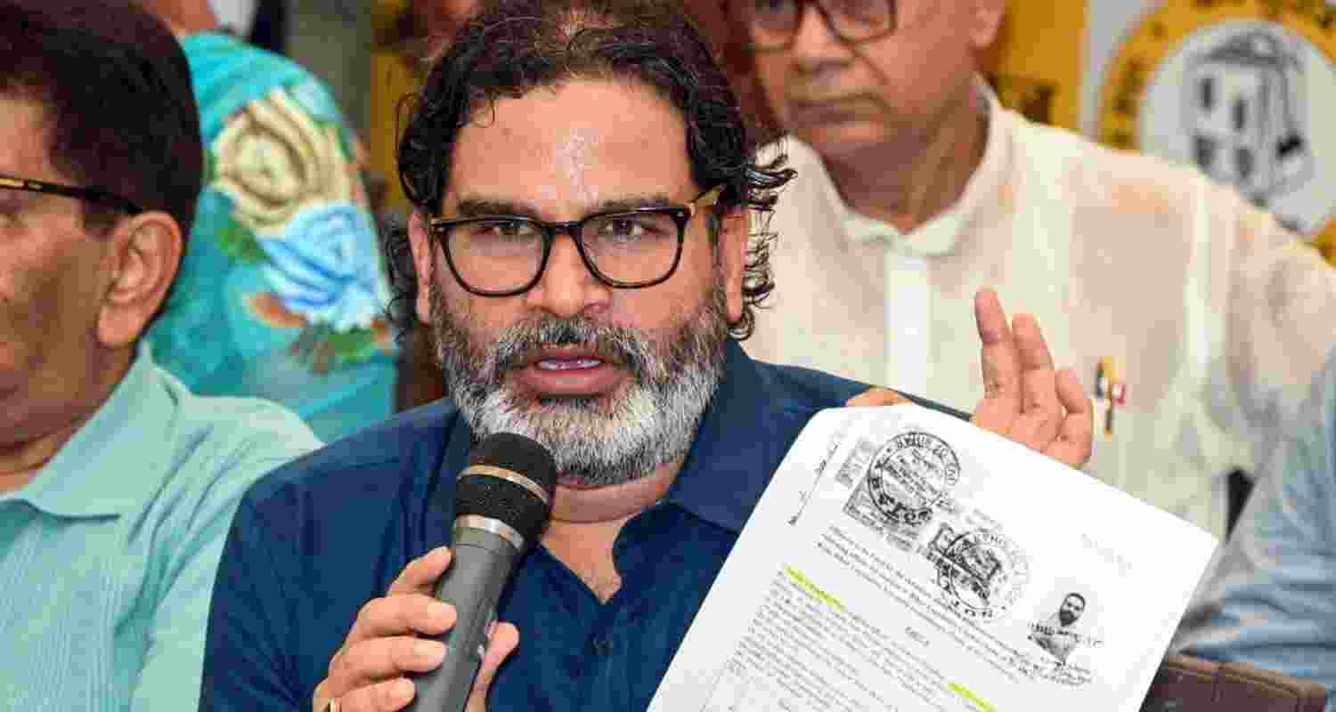 PK's Jan Suraaj Party Submits Memorandum Against Bihar Deputy CM Choudhary.