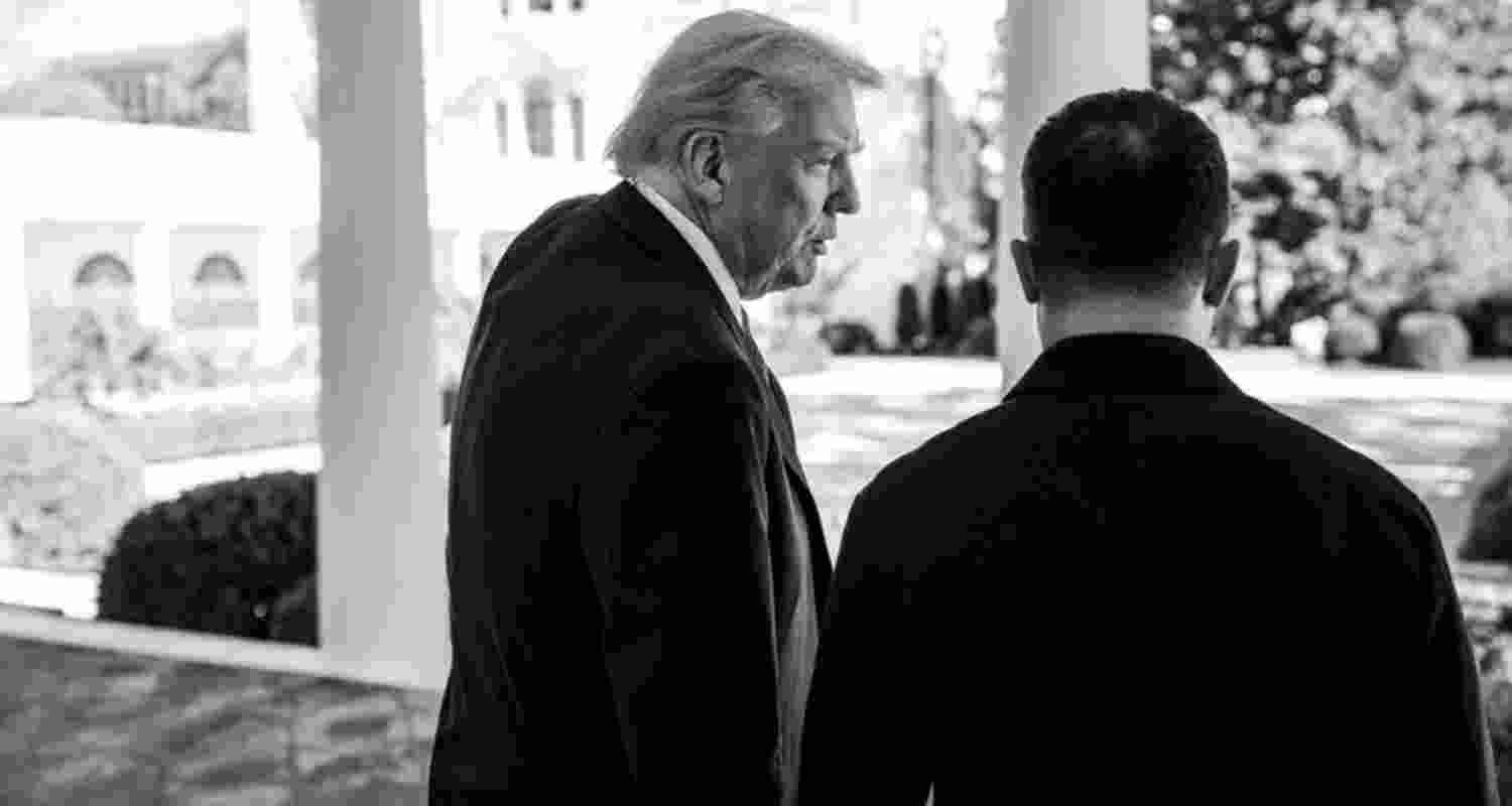 Trump meets Zelensky, calls for immediate end to war.