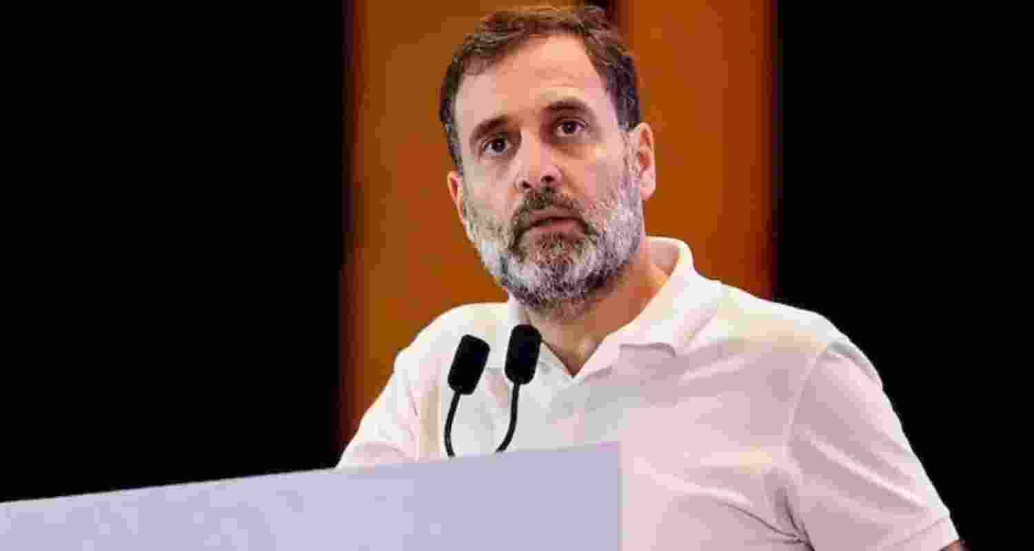 PM Modi scared of Trump claims Rahul Gandhi in Bihar.